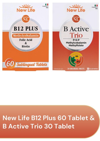 B12 Plus 60 Tablet & B Active Trio