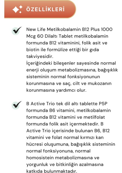 B12 Plus 60 Tablet & B Active Trio