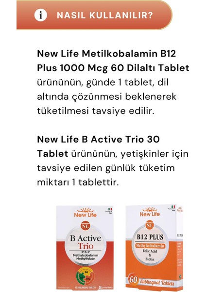 B12 Plus 60 Tablet & B Active Trio
