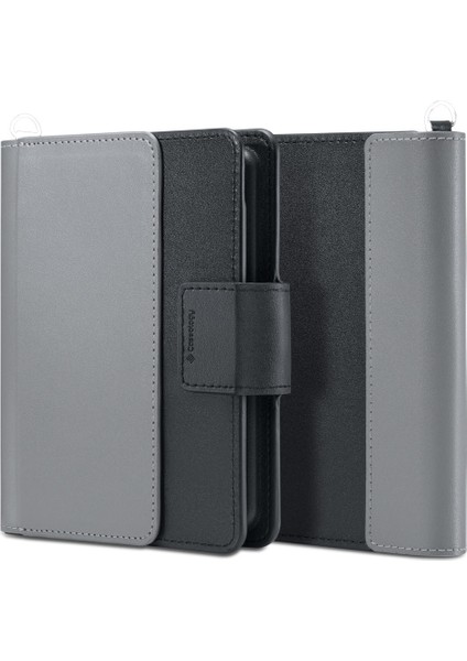 Caseology Seyahat Çantası Pasaport Cüzdan RFID Korumalı Nano Pop Passport Holder Black Sesame - AFA07100