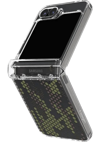 Galaxy Z Flip 6 Kılıf Ultra Hybrid Pro Digital Camo - ACS08290