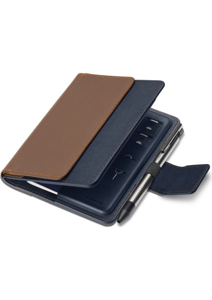 Caseology Seyahat Çantası Pasaport Cüzdan RFID Korumalı Nano Pop Passport Holder Mulberry Indigo - AFA07101