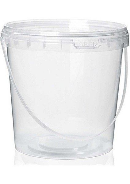 Şeffaf Kova 1100 ml 10 Adet