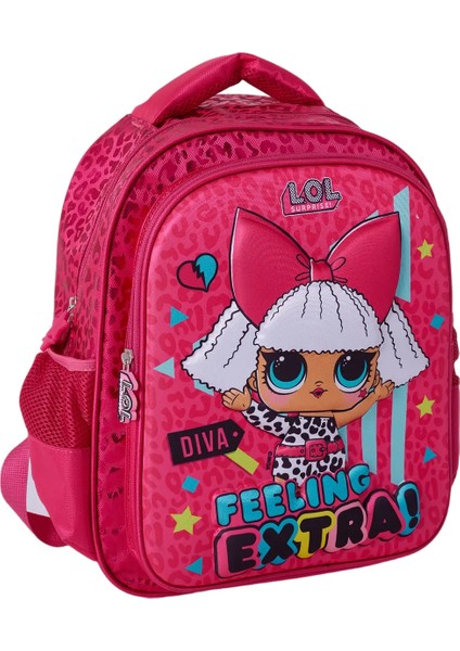 Feeling Extra Diva Ön Bölme Kabartmalı Okul Çantası