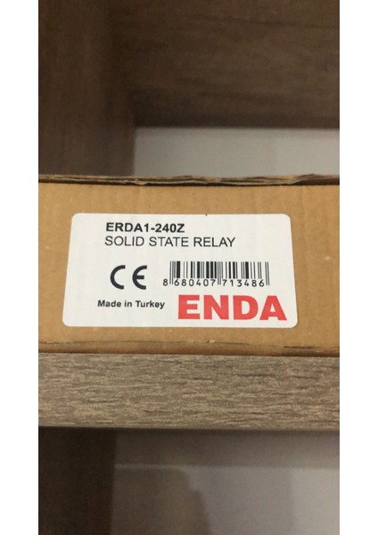 Enda ERDA1-240Z Ray Montaj Ssr 40A Input 8-30V Ac/dc Output 24-320V Ac