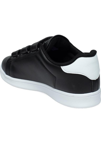 Milena 037-24 Deri Cırtlı Fashion Sneaker Ayakkabı Siyah Beyaz modelleri