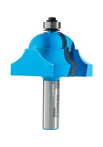 Ahşap Freze Bıçakları 21B-63531812 Rulmanlı Motif Freze Ucu Sap(D): 12 mm