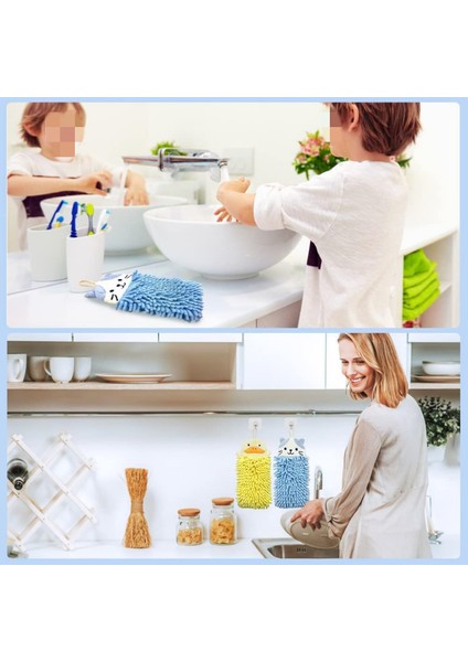 Sevimli Hayvan El Havluları Mutfak ve Banyo Havluları (Yurt Dışından)