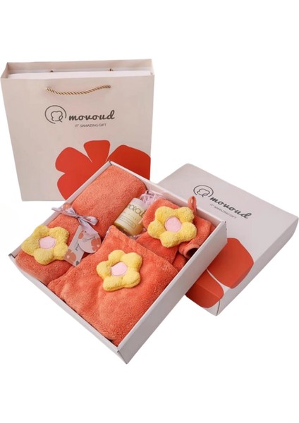 Ayçiçeği-Güzel Görünüm-Havlu Hediye Kutusu-Havlu Seti Hediye (Yurt Dışından)