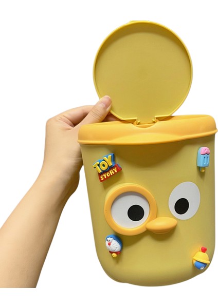 Masaüstü Çöp Kutusu-Mini Ev Çocuk Masası-Yatak Odası-Başucu Çöp Sepeti (Yurt Dışından)