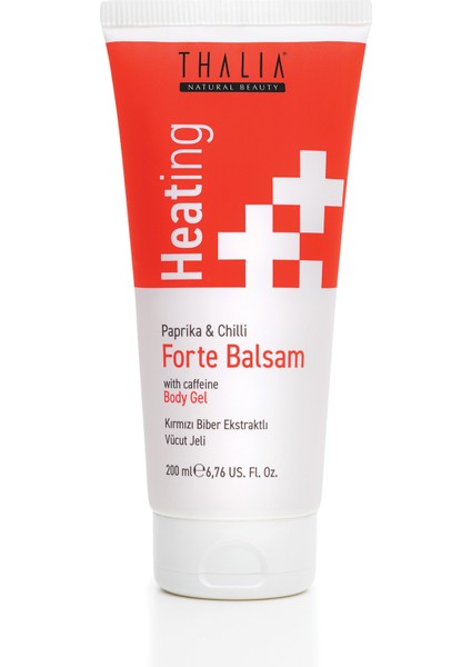 Sıkılaştırıcı Etkili Kırmızı Biber Ve Acı Biber Özlü Masaj Jeli Forte Balsam 200 Ml