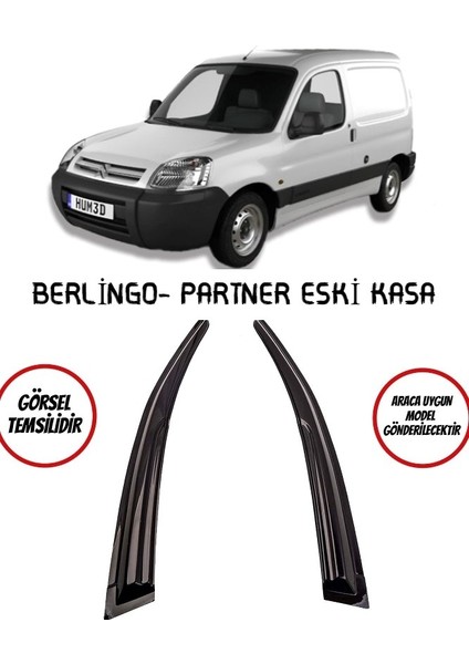 Citroen Berlingo-Partner Cam Rüzgarlığı 2li Eski Kasa