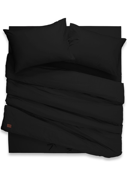 %100 Pamuk 62 Tel (155 Tc) 160X200+37 cm Lastikli Çarşaflı Çift Kişilik Nevresim Takımı