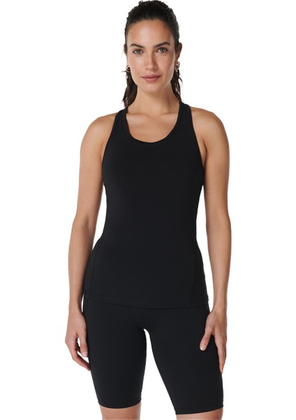 Power Medium Impact Gym Tank Kadın Siyah Tank Top modelleri