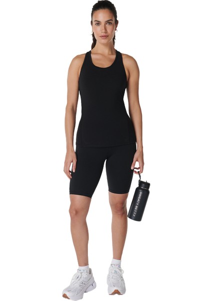 Power Medium Impact Gym Tank Kadın Siyah Tank Top fırsatları