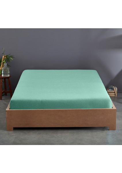 %100 Pamuk 62 Tel (155 Tc) 160X200+37 cm Lastikli Çarşaflı Çift Kişilik Nevresim Takımı