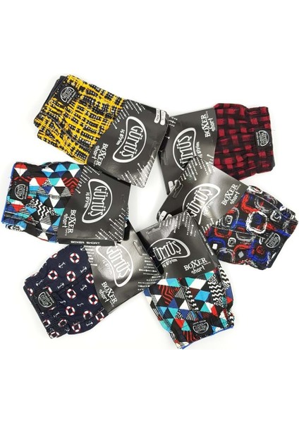 Likralı Havlu Bel Boxer Short