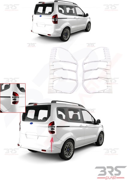 Ford Courier Stop Çerçevesi Abs Krom Kaplama 2014 ve Üzeri