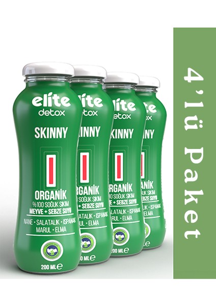 Elite Naturel Organik Detox Skinny