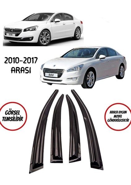 Peugeot 508 Cam Rüzgarlığı 4lü