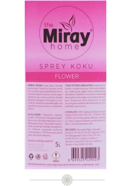 Home Kumaş Oda Koku Flower 5lt