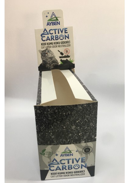 Active Carbon kedi Kumu Koku Giderici 30 gr ( 4 adet )