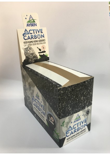 Active Carbon kedi Kumu Koku Giderici 30 gr ( 4 adet )