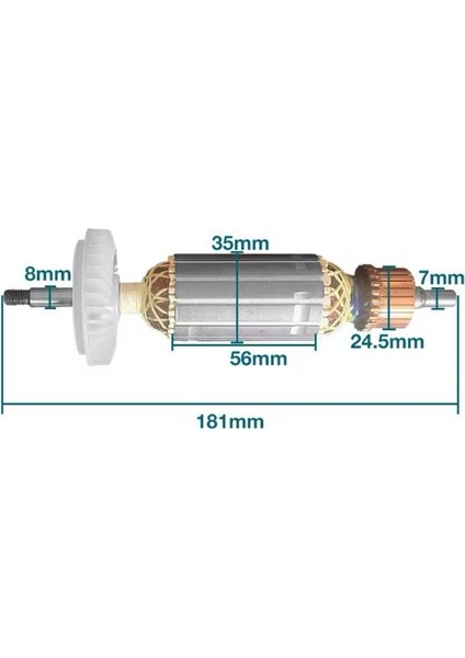 Bosch Gws 19-125 Uyumlu Endüv / Kollektör Barış