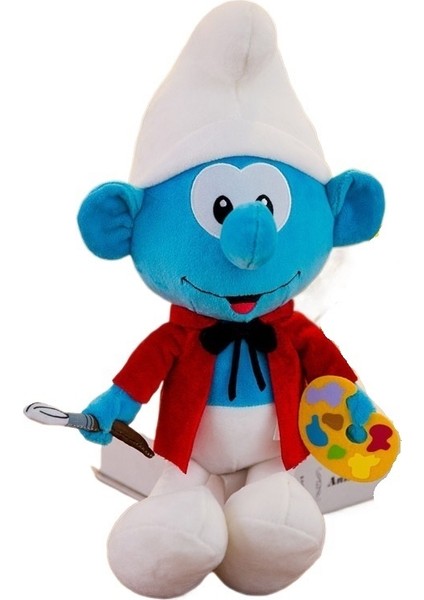 40CM Sevimli Iri Gözlü Şirin Peluş Oyuncak (Yurt Dışından)