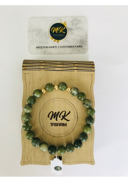 Gerçek Yeşim Taşı Bileklik MKT34002