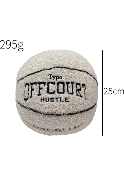 Offcourt Basketbol Yastık Peluş Bebek 25CM (Yurt Dışından)