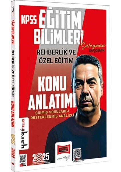 2025 KPSS Eğitim Bilimleri Rehberlik ve Özel Eğitim Konu Anlatımı - Süleyman Koçdemir