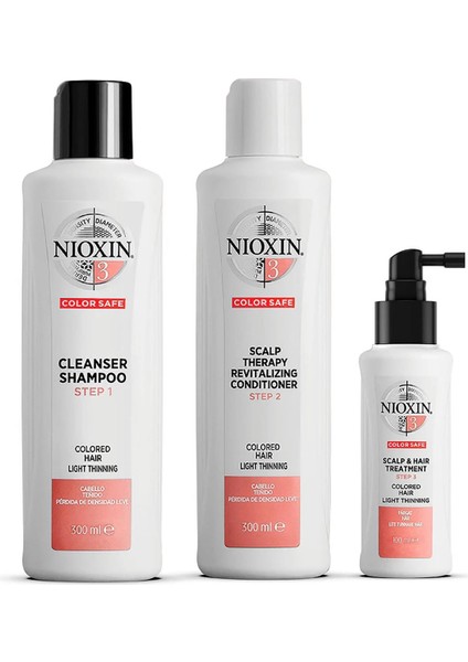 System Kit 4 - Boyalı Yoğun Ince Saçlar Için Kalınlaştırıcı Bakım