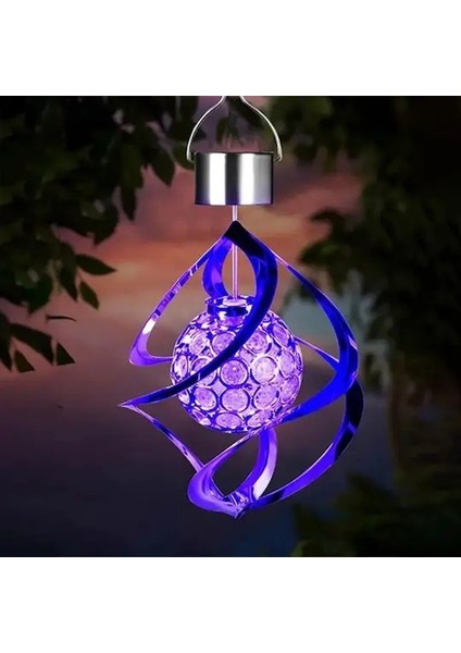 Güneş Enerjili Solar Bahçe Dekoru Rgb LED Solar Güneş Enerjili Rüzgar Çanı