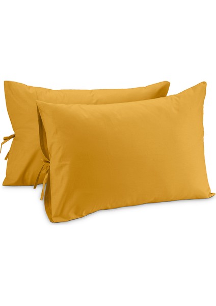 %100 Pamuk 62 Tel (155 Tc) Okotex Sertifikalı 50X70 cm Yastık Kılıfı (2 Adet)