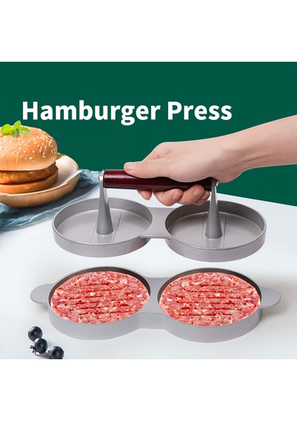 Et Presleme Kalıbı Hamburger Eti Presleme Dana Köftesi Yuvarlak Et Presleme Modeli Hamburger Eti Presleme Bebek Pirinç Kalıbı, Çift Kopya (Yurt Dışından)