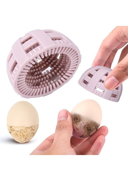 Yumurta Temizleme Fırçası Silikon, Taze Yumurtalar Için Yumurta Fırçası, Yumurta Yıkayıcı Için Yeniden Kullanılabilir Temizleme Araçları, 1 Adet (Yurt Dışından)