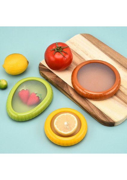 Avokado Koruyucu ve Domates Tutucu - 1pc, Buzdolabı Için Yeniden Kullanılabilir Saklama Kapları - Sarımsak, Soğan, Limon ve Patates Için Ideal, Buzdolabı Sebze Sebzelik (Yurt Dışından)