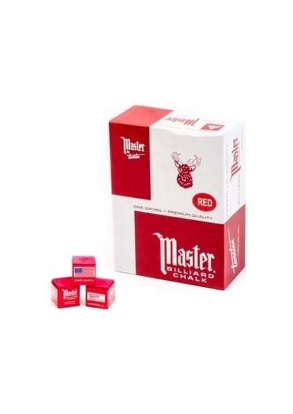 Master Gross 144'LÜ Kırmızı Istaka Tebeşiri