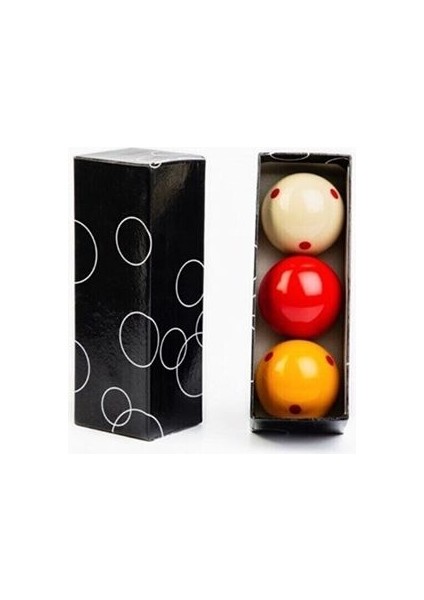 Ekonomik Benekli Bilardo 3top 61.5mm
