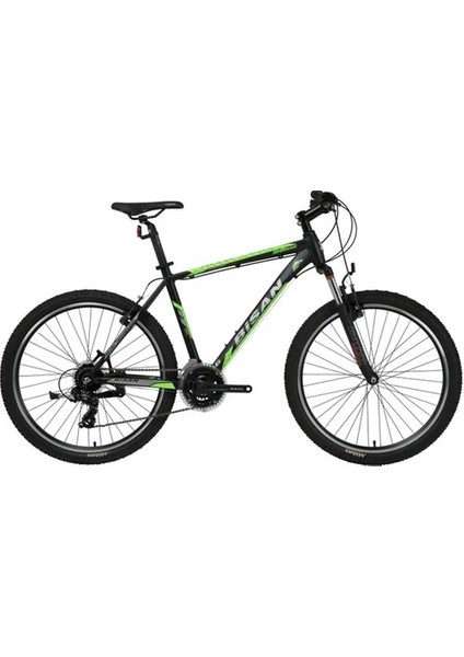 Mtx 7050 27.5V48CM Siyah Yeşil Mtb Dağ Bisikleti