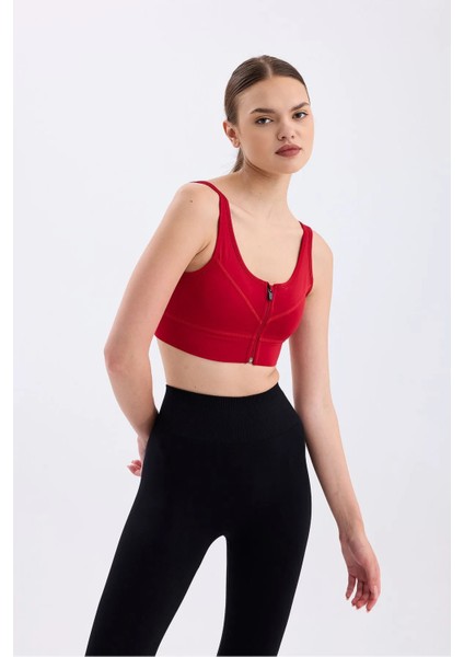 Kadın Fermuar Detaylı Büstiyer / Spor Büstiyer fırsatları