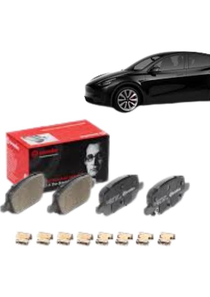 Tesla Model Y / Model 3 Arka Fren Balatası Takımı, Brembo Marka