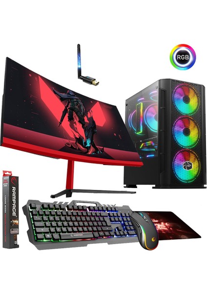 SX70 İ7-860 8gb 120GB SSD GT730 24" Masaüstü Bilgisayar