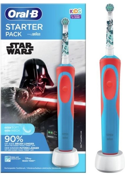Braun Oral-B D100 Star Wrs Cocuklar Icın Sarj Edılebılır Dıs Fırcası