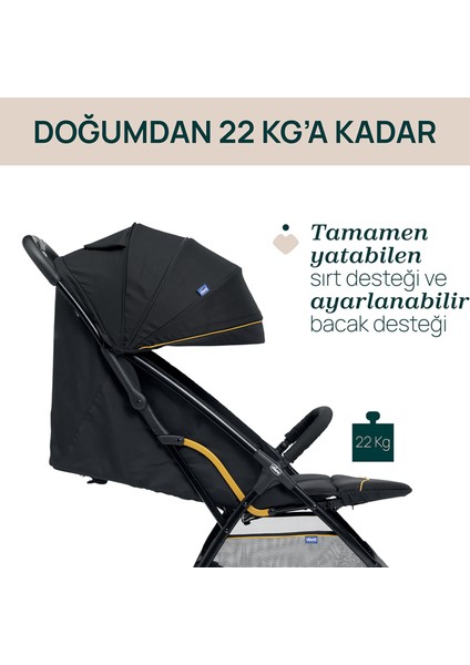 Glee Bebek Arabası - Uneven Siyah indirimleri