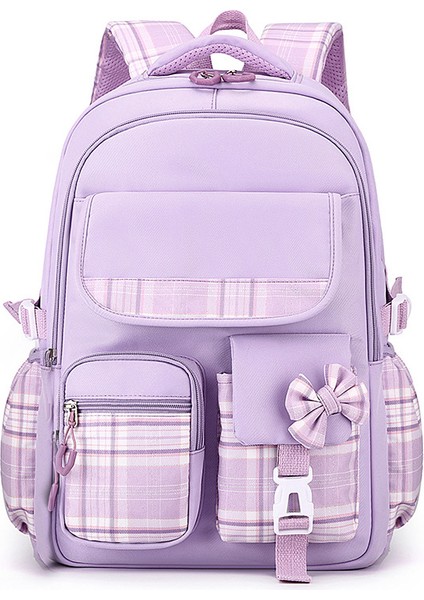 Kızlar Için Ilköğretim Okul Çantaları 1-6. Sınıf Karikatür Sevimli Çocuk Sırt Çantaları Hafif ve Yük Azaltıcı Ortaokul Okul Çantaları (Yurt Dışından)