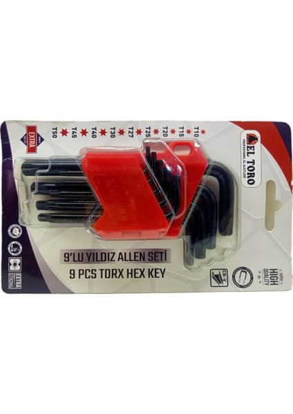 9lu Yıldız Alyan Seti 120MM Cr-V fiyatları
