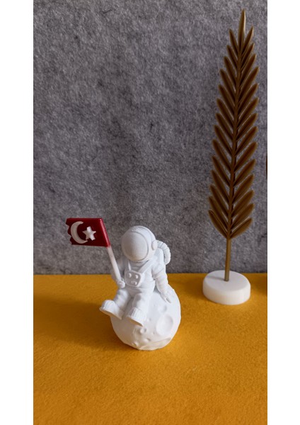 Türk Bayraklı Astronot Dekoratif Obje - Biblo - Dekor modelleri