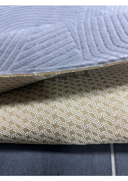 Leaf Kaymaz Taban Rölyef Gri Halı indirimleri